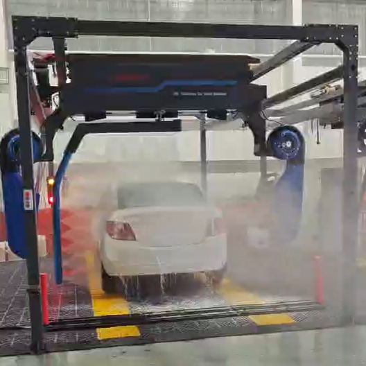 Ukrainian Client’s Custom Labsmotor 6-Blowers Touchless Car Wash Machine Ready for Shipment