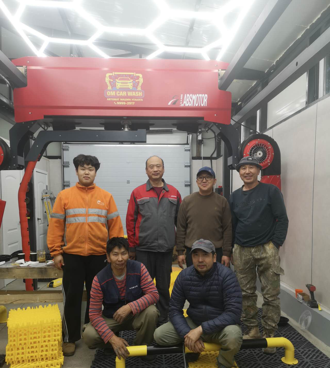 Labsmotor Team Finalizes Touch-Free Car Wash Project in Mongolia, Earns Client Praise